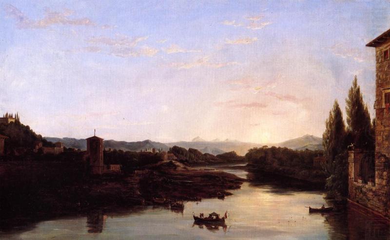 Thomas Cole View of the Arno china oil painting image